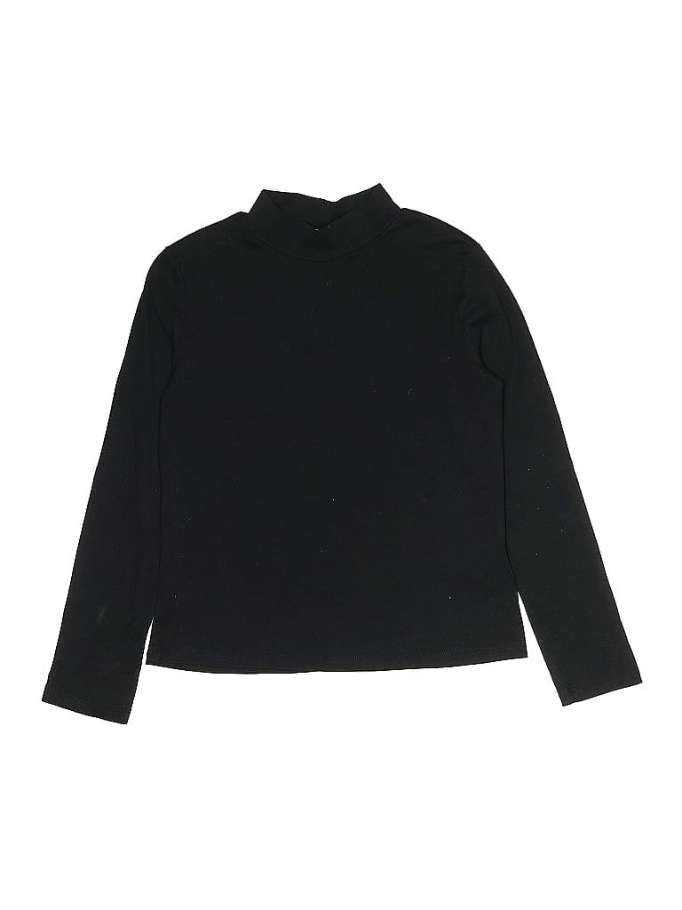 Pre-owned H&m Kids' Long Sleeve Turtleneck In Black