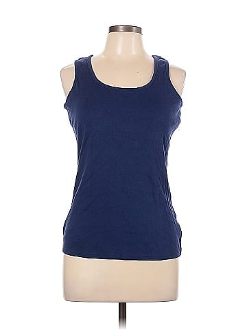 Indigo Sleeveless T-Shirt (view 1)