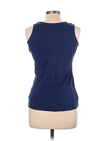 Indigo Sleeveless T-Shirt (view 2)