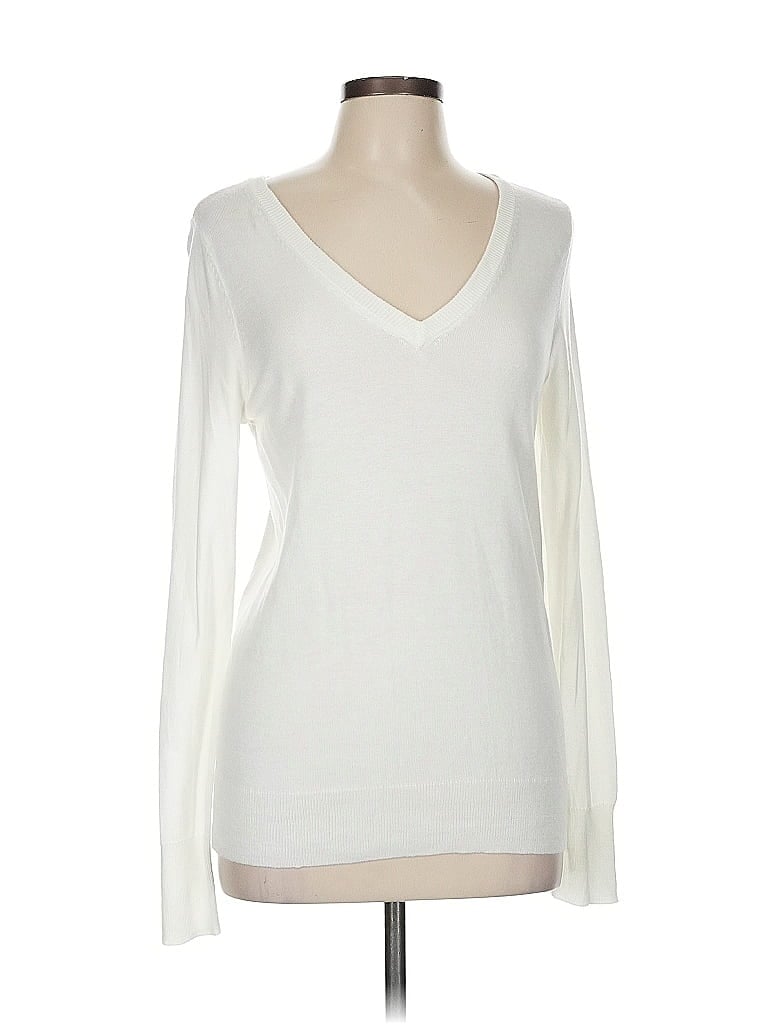 Pre-owned A New Day Pullover Sweater In White