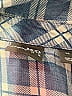 Soho JEANS NEW YORK & COMPANY 100% Lyocell Plaid Blue Long Sleeve Button-Down Shirt Size XS - photo 7