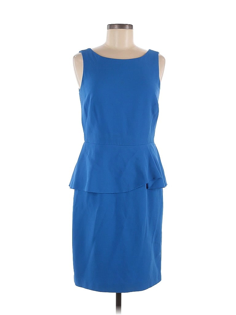 Pre-owned Ann Taylor Cocktail Dress In Blue
