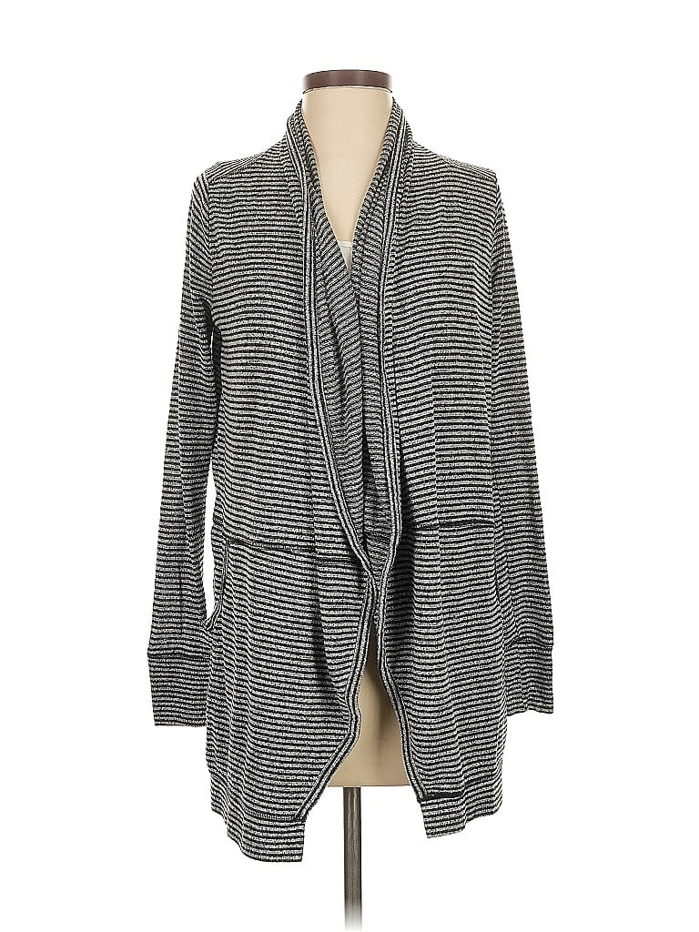 Pre-owned Abercrombie & Fitch Cardigan Sweater In Gray