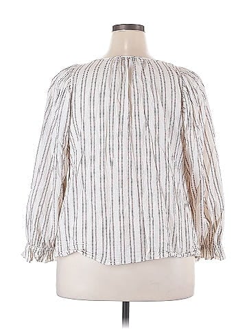 Elizabeth and James 3/4 Sleeve Blouse (view 2)