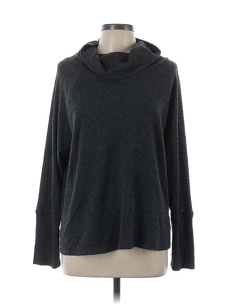 Pre-owned Bobeau Turtleneck Sweater In Gray