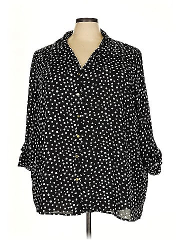 Spense 3/4 Sleeve Button-Down Shirt (view 1)