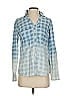 Soho JEANS NEW YORK & COMPANY 100% Lyocell Plaid Blue Long Sleeve Button-Down Shirt Size XS - photo 1