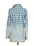 Soho JEANS NEW YORK & COMPANY 100% Lyocell Plaid Blue Long Sleeve Button-Down Shirt Size XS - photo 2