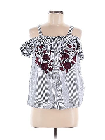 Blue Rain Sleeveless Blouse (view 1)
