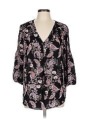 Soho Jeans New York & Company 3/4 Sleeve Blouse