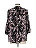Soho JEANS NEW YORK & COMPANY 100% Polyester Black 3/4 Sleeve Blouse Size L - photo 2