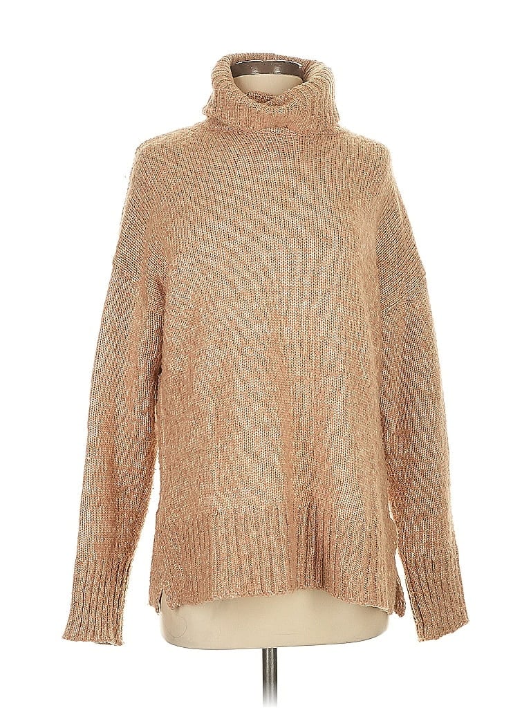 Pre-owned Banana Republic Turtleneck Sweater In Brown