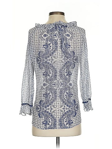 Robert Graham 3/4 Sleeve Silk Top (view 2)