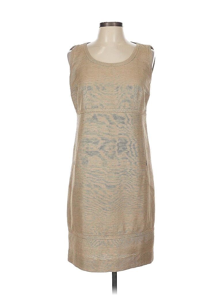 Akris Punto Metallic Tan Casual Dress Size 12 - photo 1