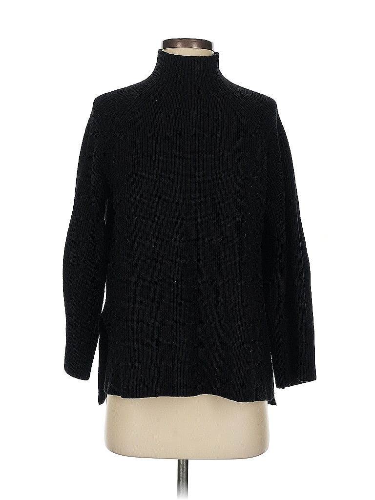 Pre-owned Zara Turtleneck Sweater In Black