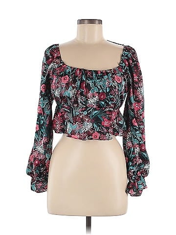 Love & Piece Long Sleeve Blouse (view 1)