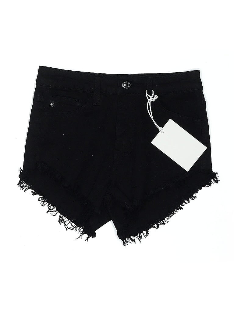 Kancan Jeans Shorts In Black