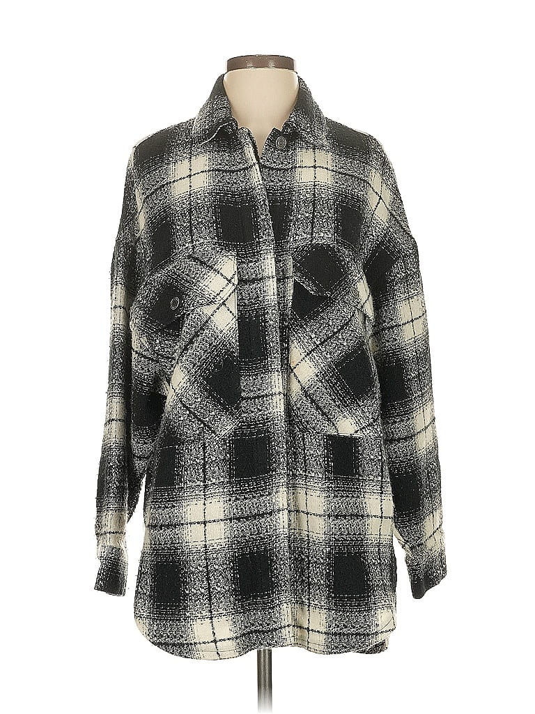 Pre-owned Zara Coat In Gray