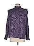 Barbour 100% Lyocell Purple Long Sleeve Blouse Size 8 - photo 1
