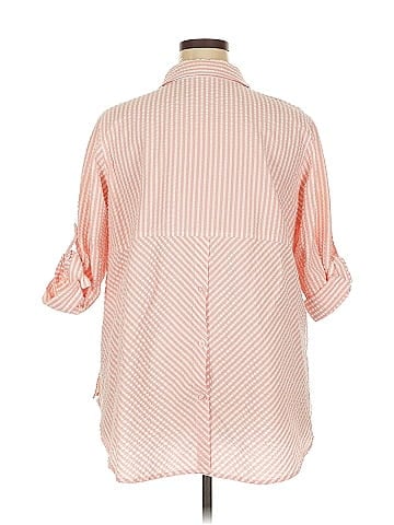 Joan Rivers 3/4 Sleeve Button-Down Shirt (view 2)