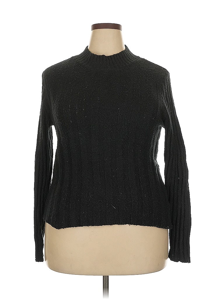 WILD FABLE Pre-owned Turtleneck Sweater In Black