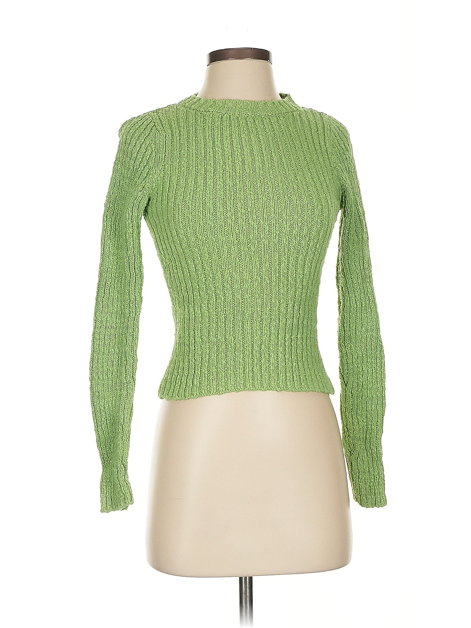 MNG Green Pullover Sweater Size S