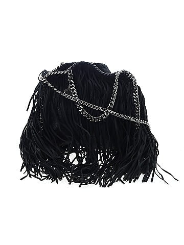 Stella McCartney Shaggy Deer Falabella Fringe Mini Satchel (view 1)