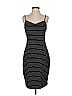 1.State Stripes Black Casual Dress Size 4 - photo 1