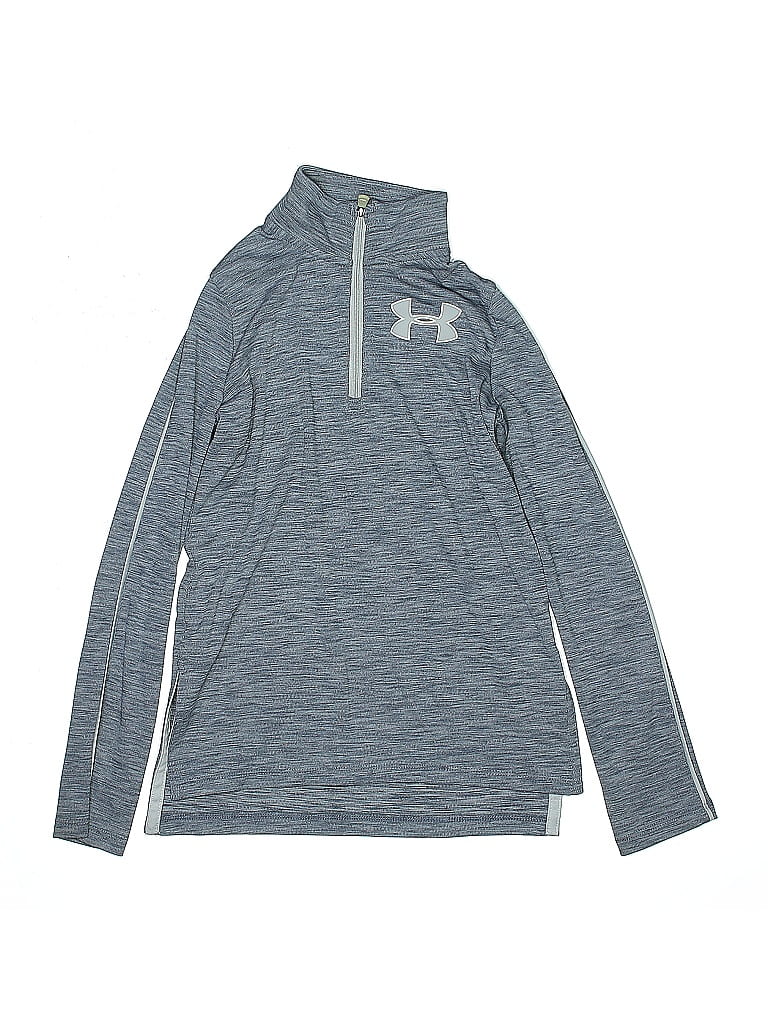 Click to view more detailed imagery on our partner's website Pre-owned Under Armour Kids' Active T-shirt In Gray