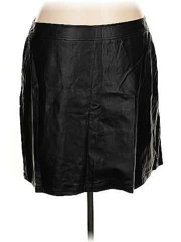 Ann Taylor LOFT Faux Leather Skirt (view 1)
