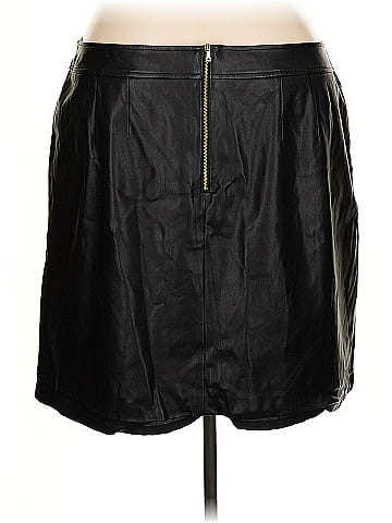 Ann Taylor LOFT Faux Leather Skirt (view 2)