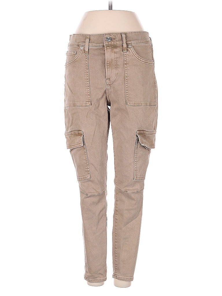 Pre-owned Express Cargo Pants In Brown