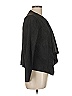 Alessandro Miele Solid Black Cardigan Size L - photo 4