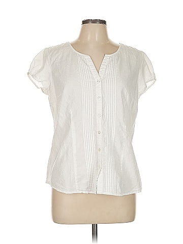 G.H. Bass & Co. Short Sleeve Blouse (view 1)