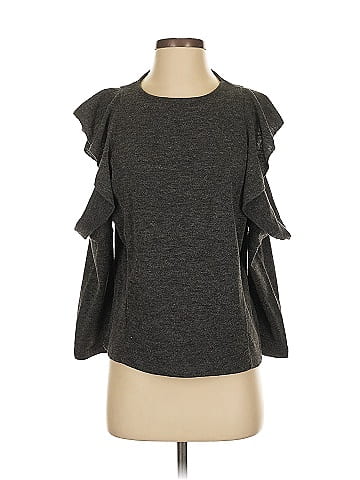 Zara W&B Collection 3/4 Sleeve Top (view 1)