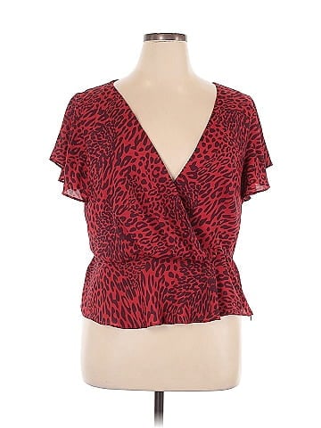 Fame And Partners Short Sleeve Blouse (view 1)