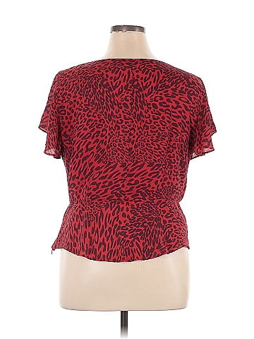 Fame And Partners Short Sleeve Blouse (view 2)