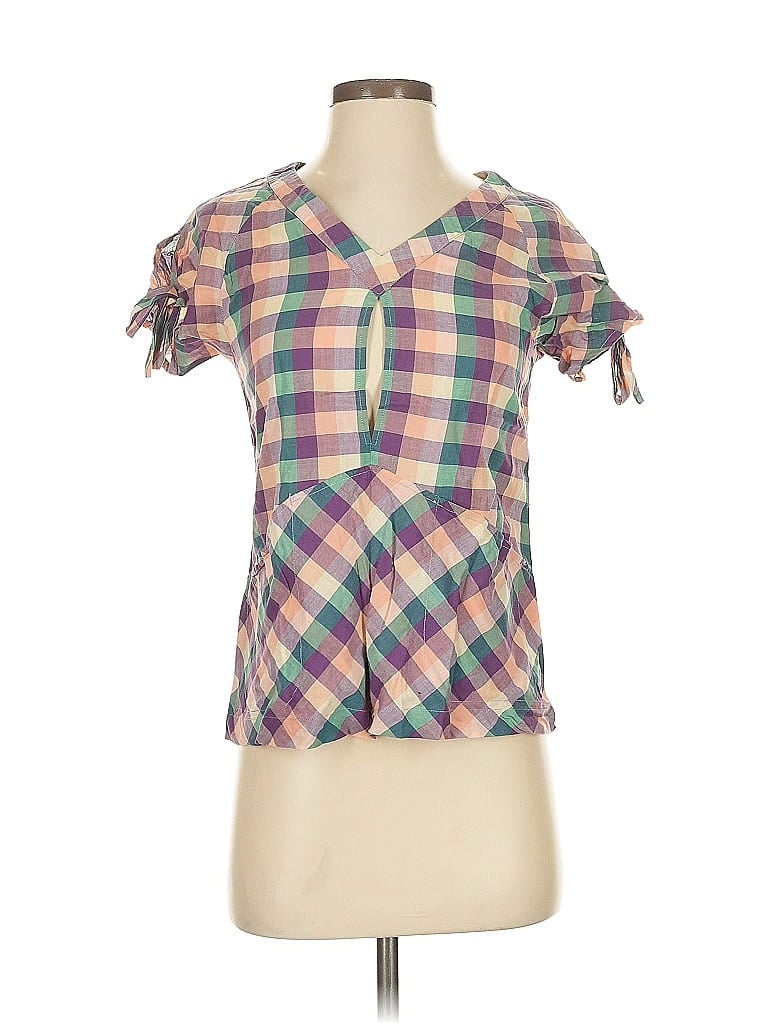 Built by Wendy Pink Short Sleeve Blouse Size XS - photo 1