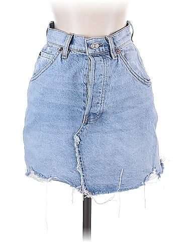 We the Free Denim Skirt (view 1)