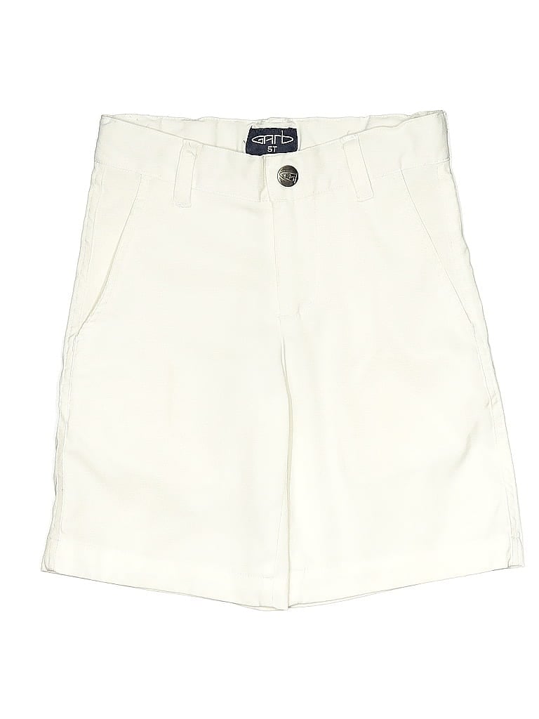 Click to view more detailed imagery on our partner's website Pre-owned Garb Kids' Khaki Shorts In White