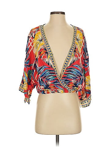Flying Tomato 3/4 Sleeve Blouse (view 1)