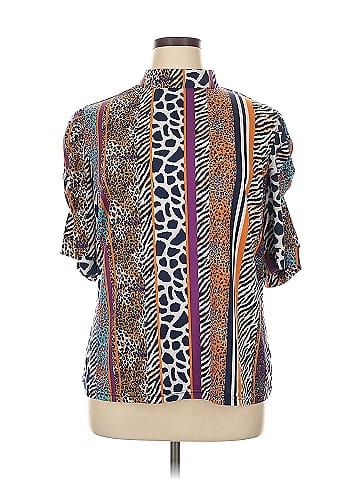 Ashley Stewart Short Sleeve Blouse (view 1)