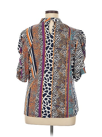 Ashley Stewart Short Sleeve Blouse (view 2)