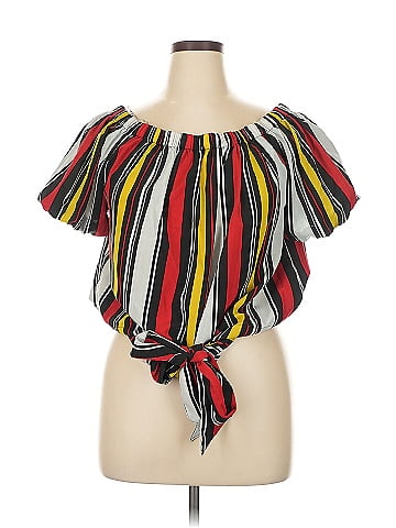 Ashley Stewart Short Sleeve Blouse (view 1)