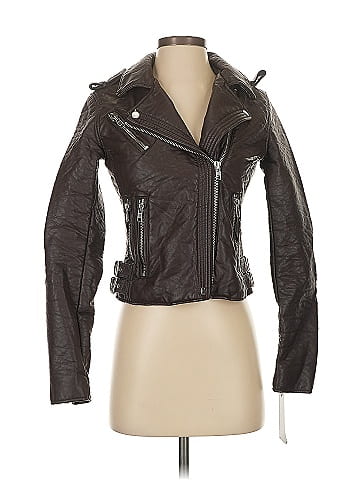 Bagatelle Faux Leather Jacket (view 1)