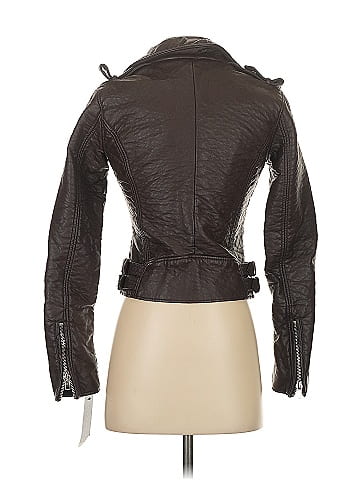 Bagatelle Faux Leather Jacket (view 2)