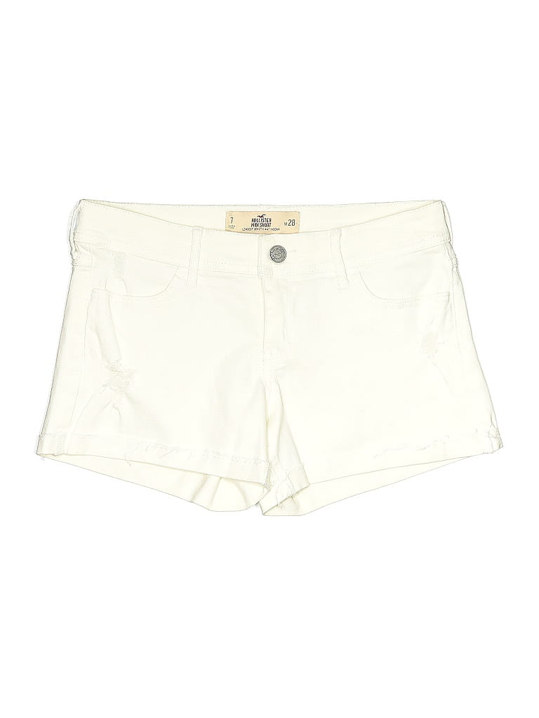 Pre-owned Hollister Shorts In White
