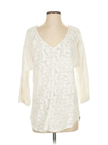 Solid & Striped 3/4 Sleeve Blouse (view 1)