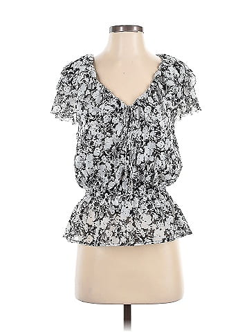 White House Black Market Short Sleeve Blouse (view 1)