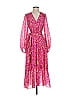 Tanya Taylor 100% Silk Paisley Pink Cocktail Dress Size 4 - photo 1